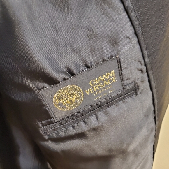 GIANNY VERSASE men's black plus size XXXL blazer - Picture 7 of 11